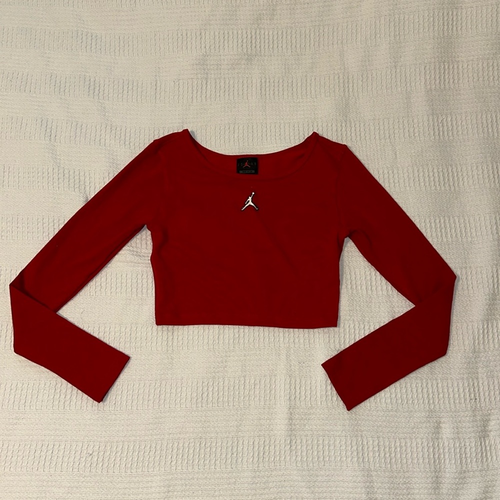 Nike Air Jordan Cropped Long Sleeve